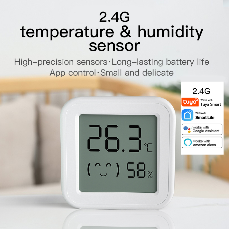 Digital Hygrometer Probe - بلوتوث استشعار درجة الحرارة والرطوبة شاشة