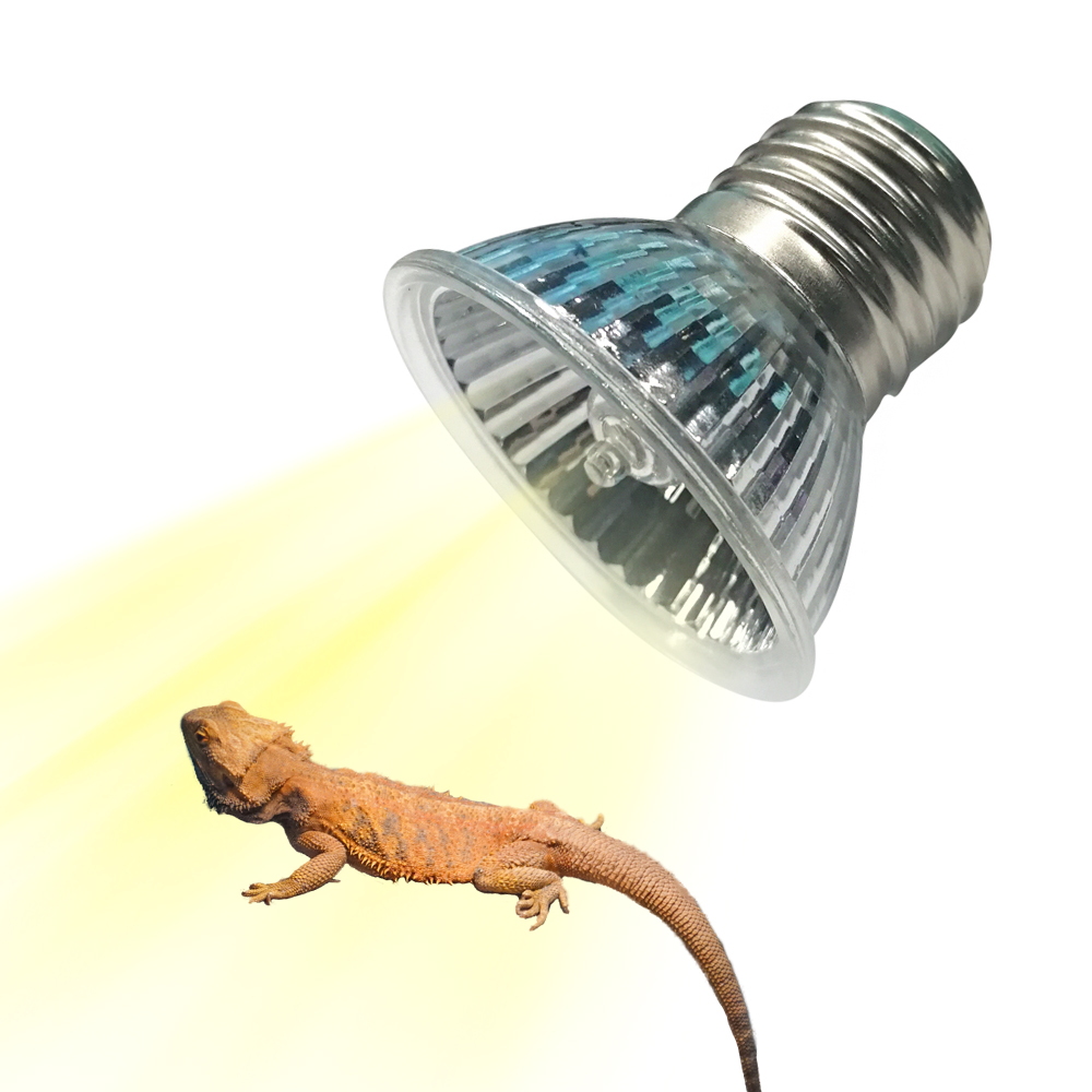 Calcium Powder Reptile - مصباح تسخين كامل الطيف UVA/UVB بقوة