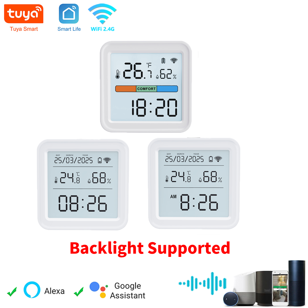 Digital Hygrometer Probe - Tuya WIFI مستشعر درجة الحرارة والرطوبة