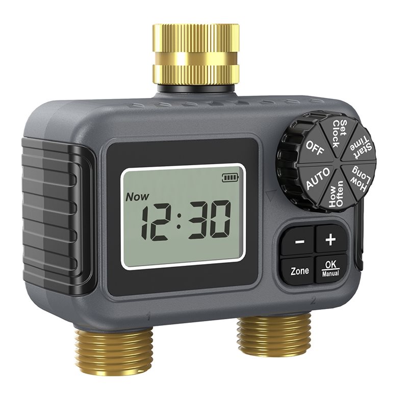 AY14 - مؤقت ري أوتوماتيكي بمخر - مراجعة Timer Dual Outlet وسعره