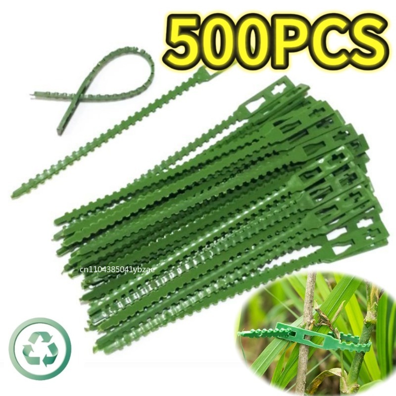 50-1000 قطعة ربطات كابلات نبات - مراجعة Vine Climbing Plastic وسعره