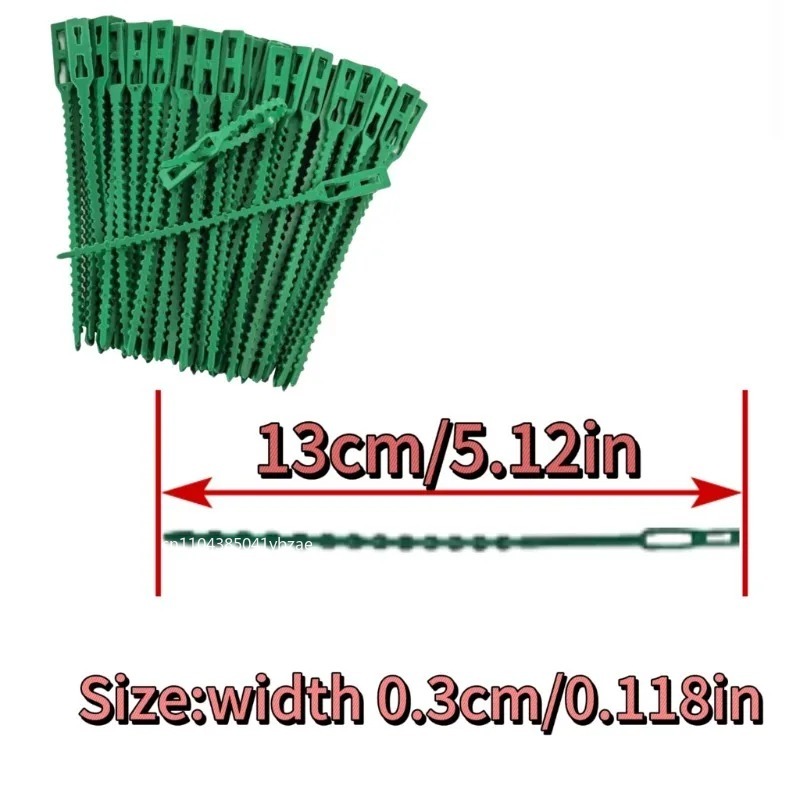 50-1000 قطعة ربطات كابلات نبات - مراجعة Vine Climbing Plastic وسعره