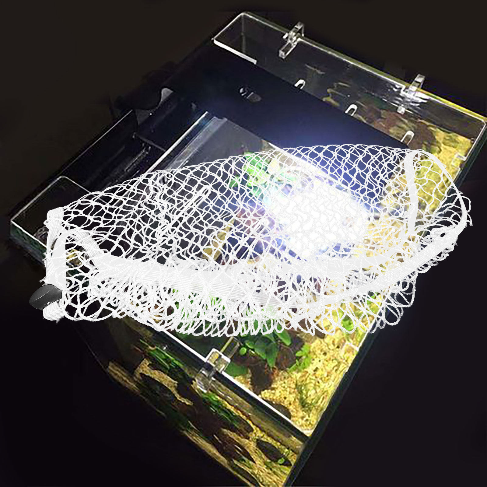 غطاء علوي من النايلون لأحواض ا - مراجعة Screen Top Mesh وسعره
