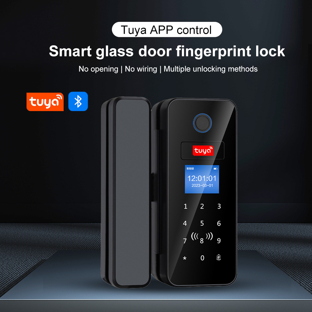 قفل باب زجاجي ذكي بخطاف مزدوج، - مراجعة Glass Door Hinge وسعره