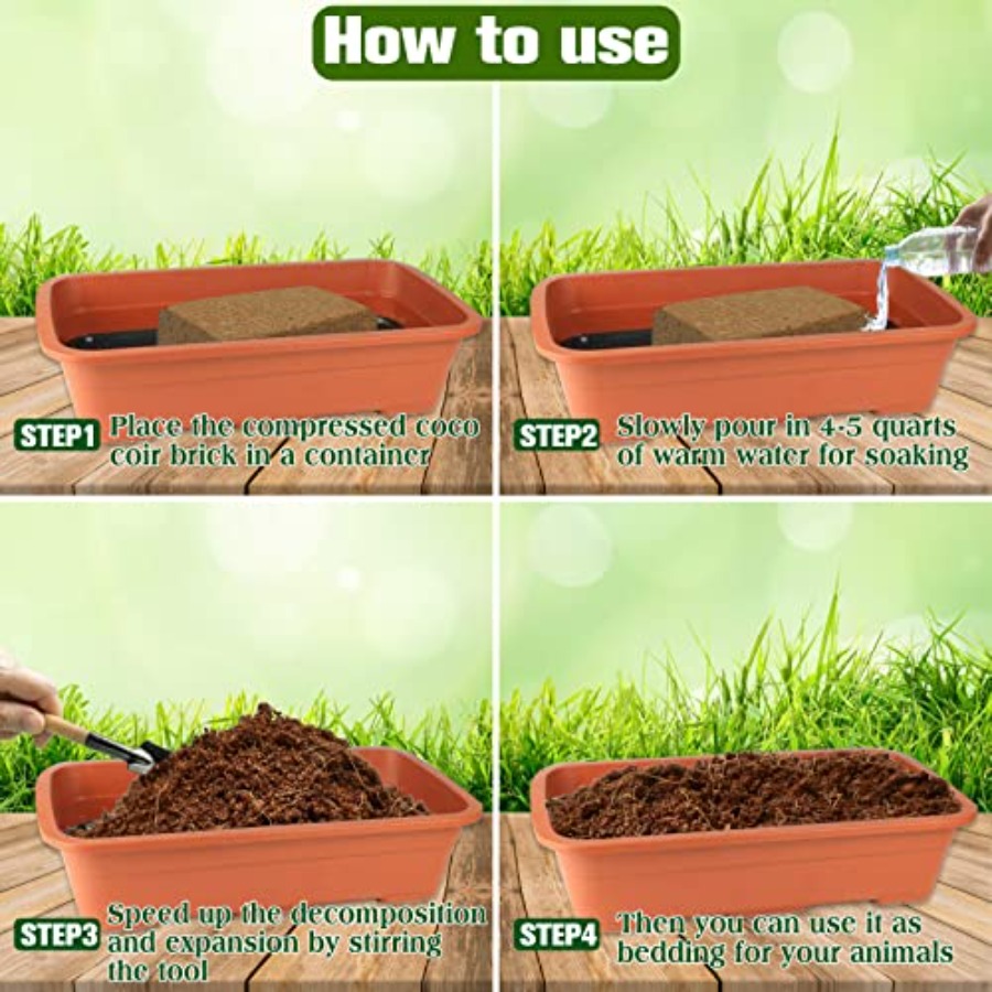 عبوة من قطعتين من ألياف جوز ال - مراجعة Substrate Coconut Fiber وسعره