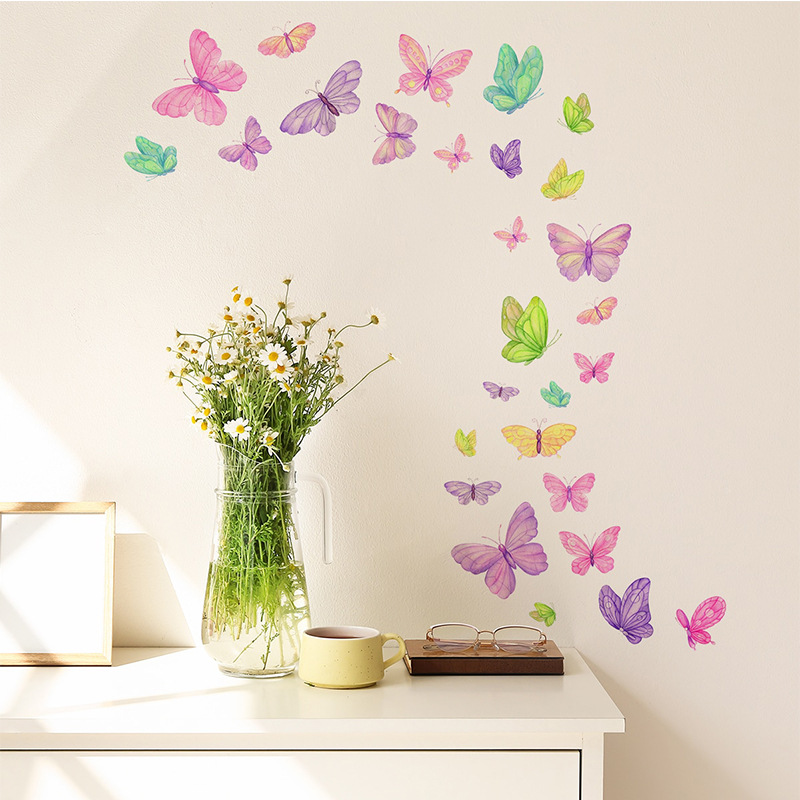 ملصقات حائط على شكل فراشة روما - مراجعة Pvc Panel Background وسعره