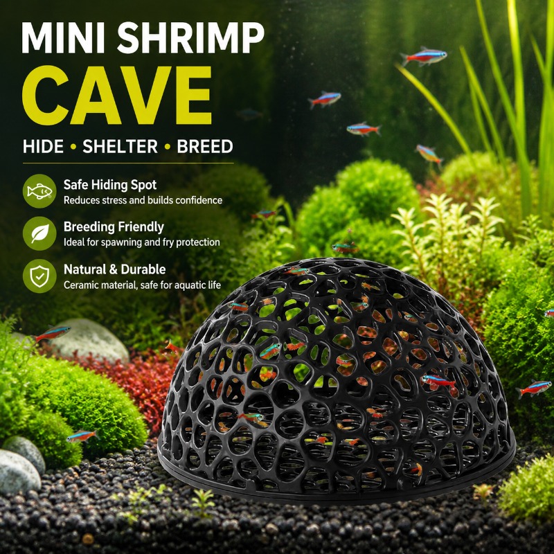 كهف سيراميك مسامي صغير للروبيا - مراجعة Hide Cave Ceramic وسعره