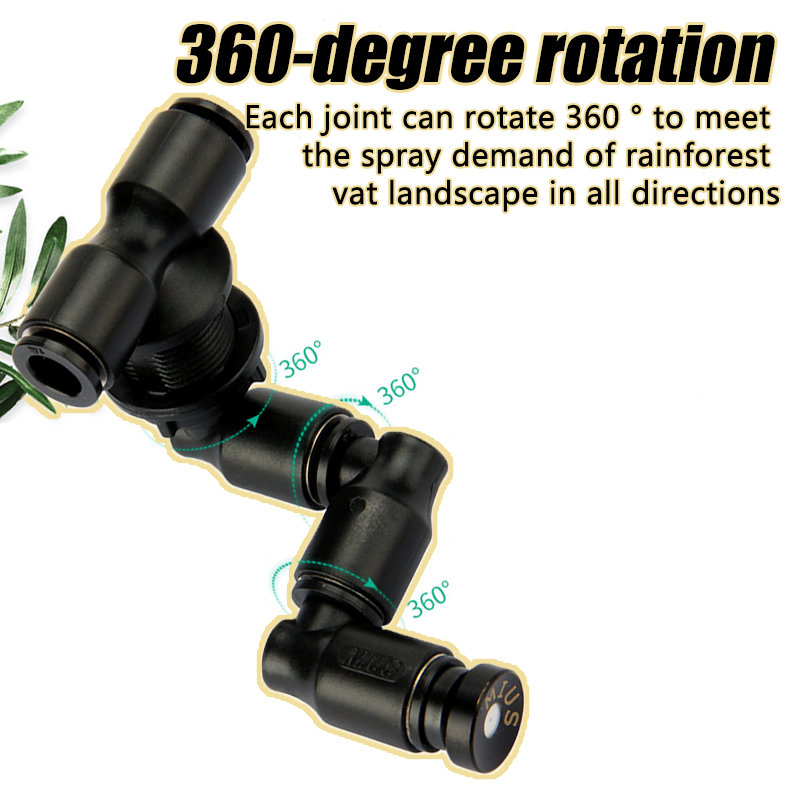 1 قطعة رشاش ضباب دوار 360 درجة - مراجعة Misting Nozzle Reptile وسعره