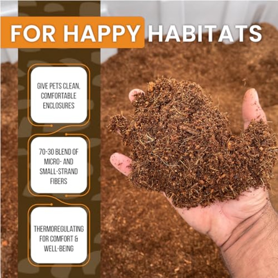 حصيرة تيراريوم نشطة بيولوجيًا  - مراجعة Substrate Coconut Fiber وسعره