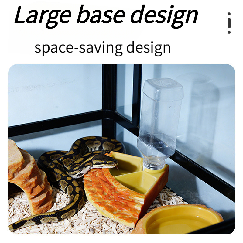 وعاء ماء وطعام 2 في 1 للزواحف، - مراجعة Water Dish Reptile وسعره