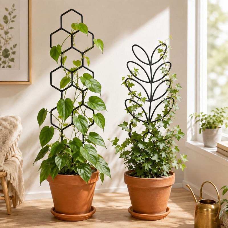 2/4 قطع من دعامات النباتات ذات - مراجعة Vine Climbing Plastic وسعره