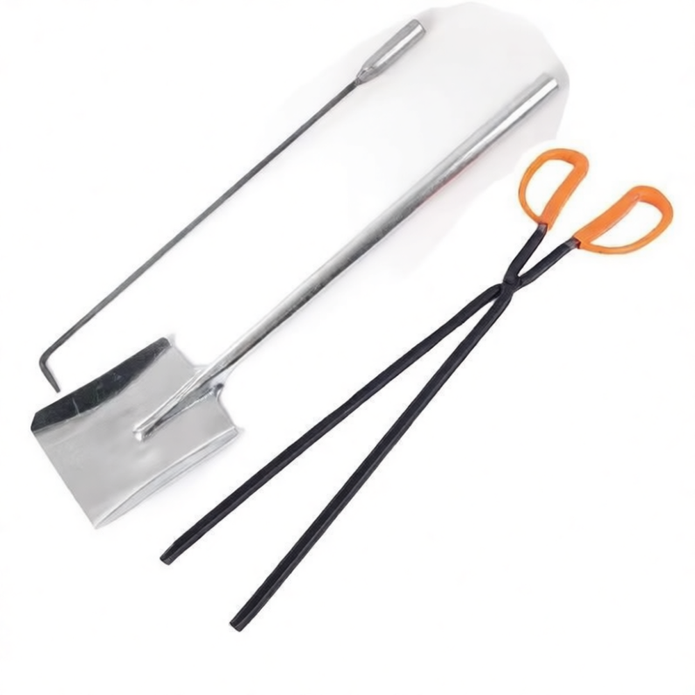 مجموعة أدوات تنظيف المدفأة: خط - مراجعة Feeding Tong Stainless وسعره