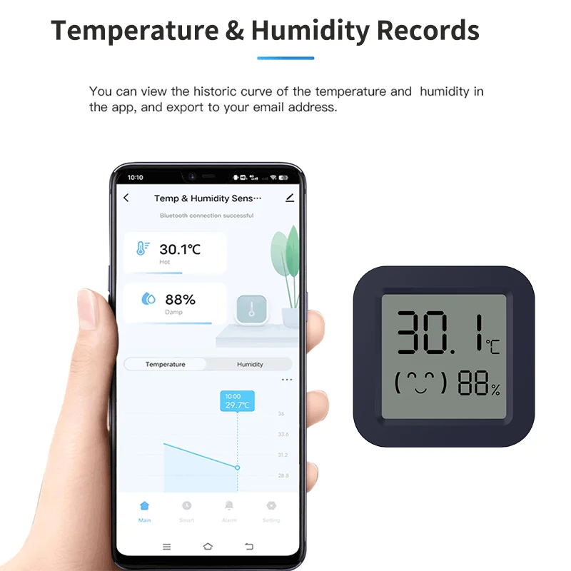 جهاز استشعار درجة الحرارة والر - مراجعة Digital Hygrometer Probe وسعره